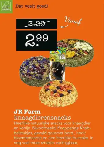 Dierspecialist Jr farm knaagdierensnacks aanbieding