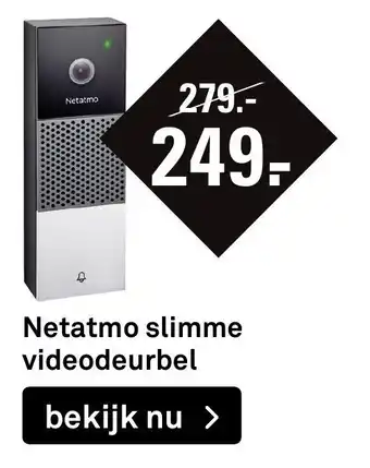 Karwei Netatmo slimme videodeurbel aanbieding