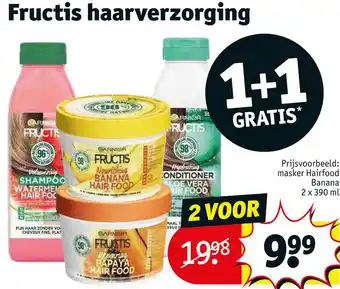 Kruidvat Fructis haarverzorging aanbieding