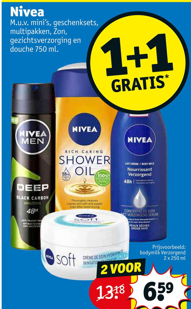 Nivea aanbieding bij Kruidvat