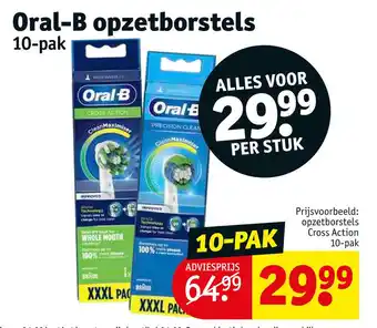 Kruidvat Oral-b opzetborstels aanbieding