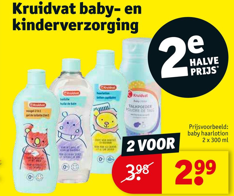 Kruidvat baby en aanbieding bij Kruidvat