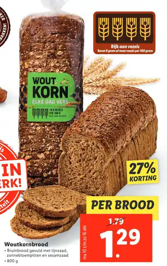 Lidl Woutkornbrood aanbieding