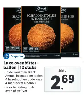 Lidl Luxe ovenbitter- ballen | 12 stuks aanbieding