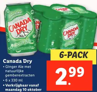 Lidl Canada dry aanbieding