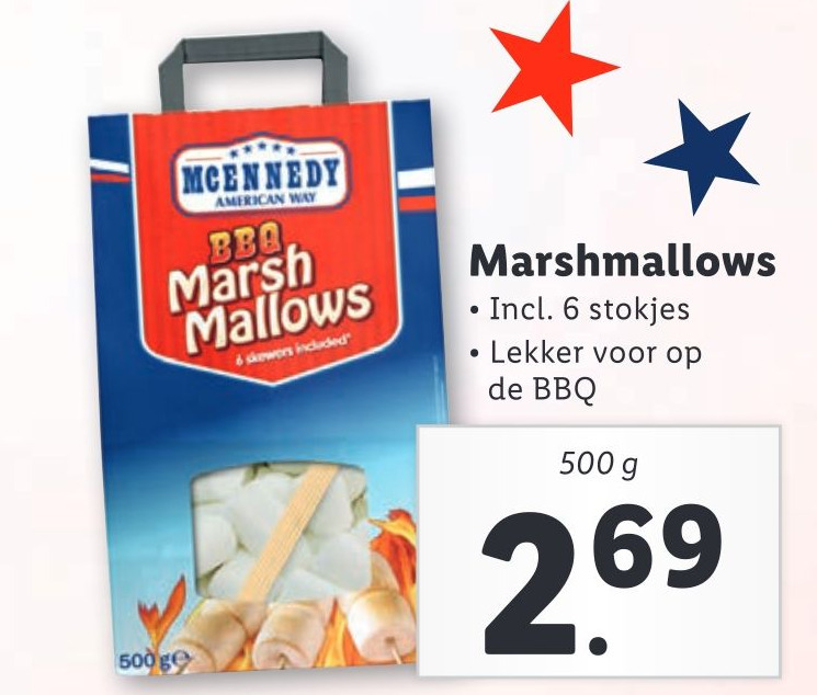 Marshmallows aanbieding bij Lidl