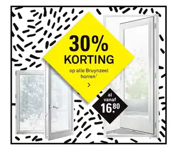 Karwei Op alle bruynzeel horren aanbieding