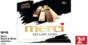 ALDI Merci black & white selection aanbieding