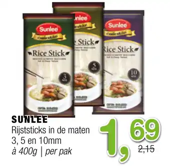 Amazing Oriëntal Sunlee rijststicks in de maten aanbieding