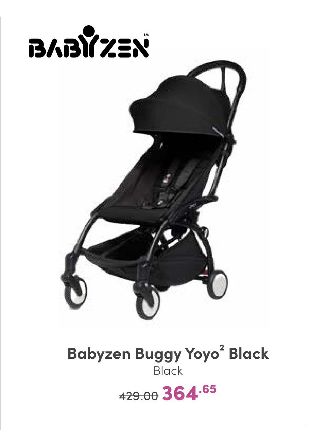 Babyzen buggy yoyo² black black aanbieding bij Baby & Tiener