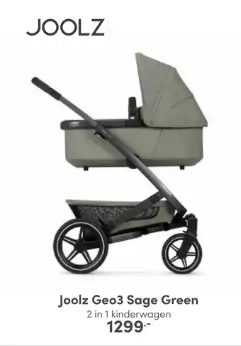 Baby & Tiener Joolz geo3 sage green 2 in 1 kinderwagen aanbieding