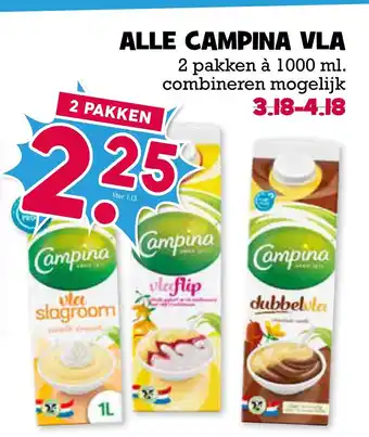 Boon`s Markt Alle campina vla aanbieding