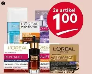 Etos L'oréal paris dames gezichtsverzorging dag- en nachtcrème aanbieding