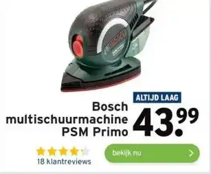 GAMMA Bosch multischuurmachine psm primo aanbieding