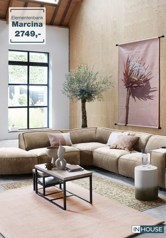 IN.HOUSE Elementenbank marcina aanbieding