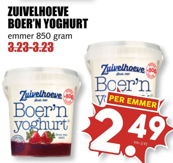 MCD Supermarkt Zuivelhoeve boer'n yoghurt aanbieding