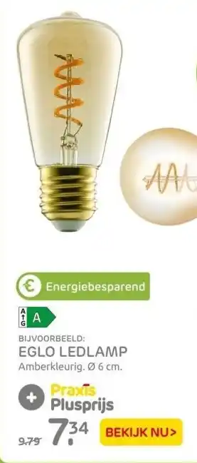 Praxis Eglo ledlamp aanbieding