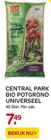 Praxis Central park bio potgrond universeel aanbieding