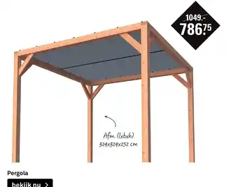 Karwei Pergola aanbieding