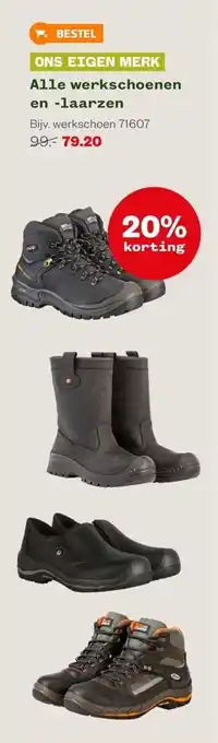 Welkoop Alle werkschoenen en laarzen aanbieding