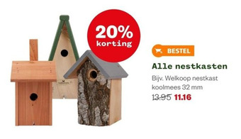 Welkoop Alle nestkasten aanbieding