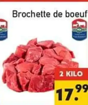 Tanger Markt Brochette de boeuf 2 kilo aanbieding