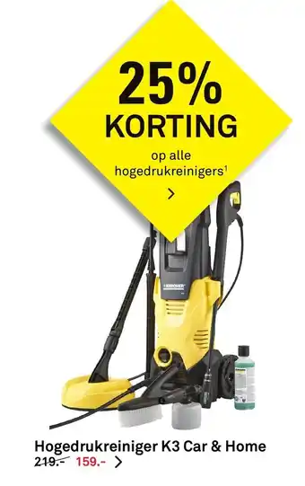 Karwei Hogendrukreiniger k3 car & home aanbieding