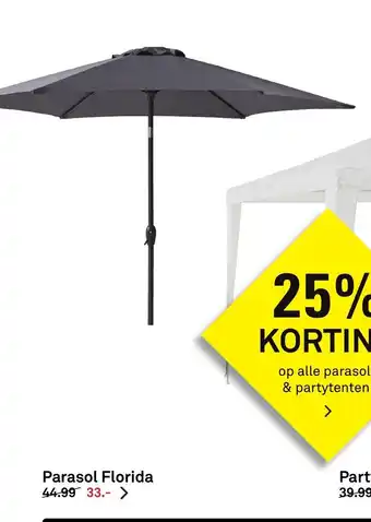 Karwei Parasol florida aanbieding