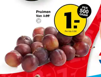 Hoogvliet Pruimen aanbieding