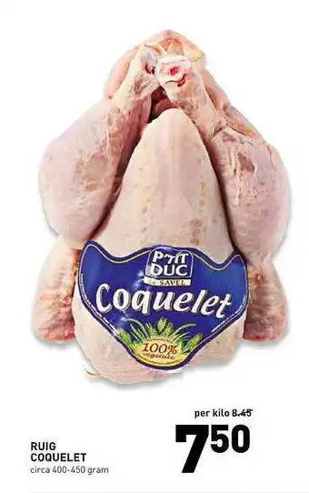 De Kweker Ruig coquelet 400-450 gram aanbieding