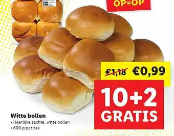 Lidl Witte bollen aanbieding