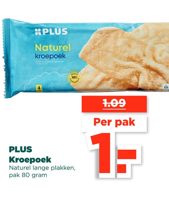 PLUS Plus kroepoek aanbieding