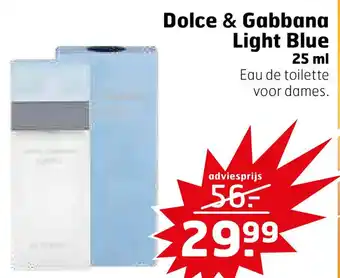 Trekpleister Dolce & gabbana light blue aanbieding