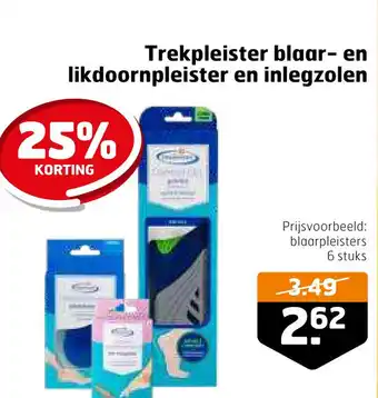 Trekpleister Trekpleister blaar- en likdoornpleister en inlegzolen aanbieding