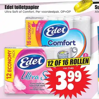 Dirk Edet toiletpapier aanbieding