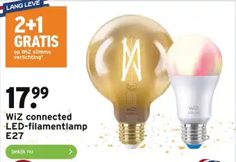 GAMMA Wiz connected LED-filamentlamp aanbieding