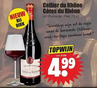 Dirk Cellier du rhône côtes du rhône aanbieding