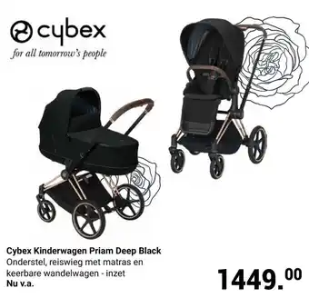 Van Asten BabySuperstore Cybex Kinderwagen Priam Deep Black aanbieding