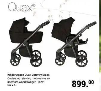 Van Asten BabySuperstore Kinderwagen Quax Country Black aanbieding