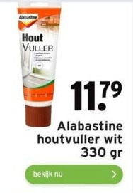 GAMMA Alabastine houtvuller wit aanbieding