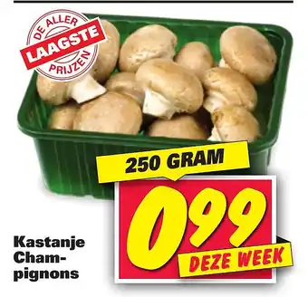 Nettorama Kastanje Champignons 250g aanbieding