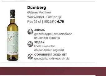 HANOS Dürnberg grüner veltliner weinviertel aanbieding