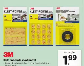 Lidl 3M Klittenbandassortiment aanbieding