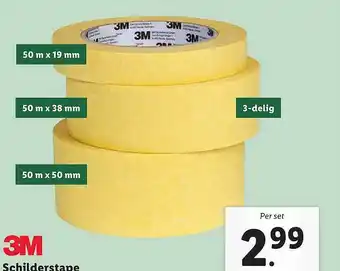 Lidl 3M Schilderstape aanbieding