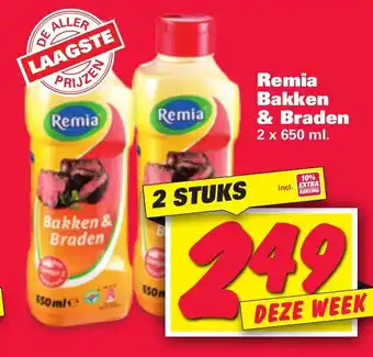 Nettorama Remia bakken & braden 2*650ml aanbieding