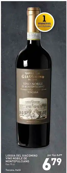 De Kweker Loggia Del Giacomino Vino Nobile De Montepulciano aanbieding