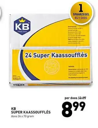 De Kweker KB Super Kaassoufflés aanbieding