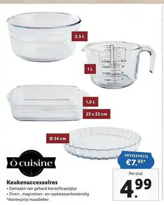 Lidl Ô Cuisine Keukenaccessoires aanbieding