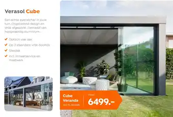 Verasol Cube Veranda aanbieding