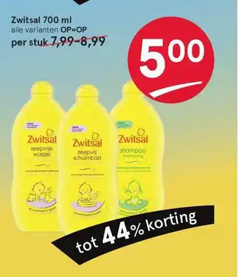 Etos Zwitsal 700 ML Tot 44% Korting aanbieding